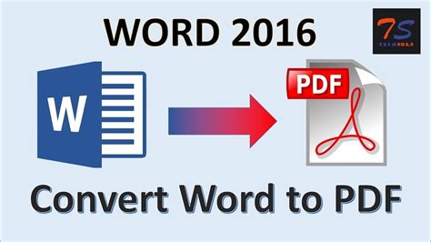 Convert Documents to PDF